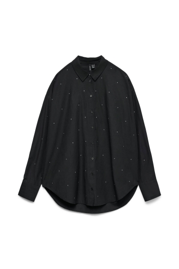 Vero Moda VMFANNI RHINESTONE LS SHIRT WVN NOO: