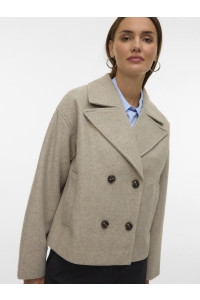 Vero Moda VMVINCELINE SHORT JACKET NOOS silver mink/melange