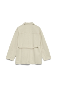 Vero Moda VMSAZZY LS ROSE BELT DNM JAKCET ecru