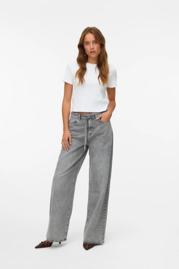 Vero Moda VMVALERIA MR WIDE PULL UP JEANS