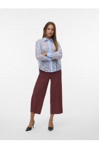 Vero Moda VMKOVA LS SHIRT WVN brunnera blue