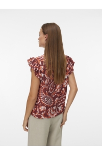Vero Moda VMNELLIE CARLA SL FRILL TOP WVN GA andorra/carla