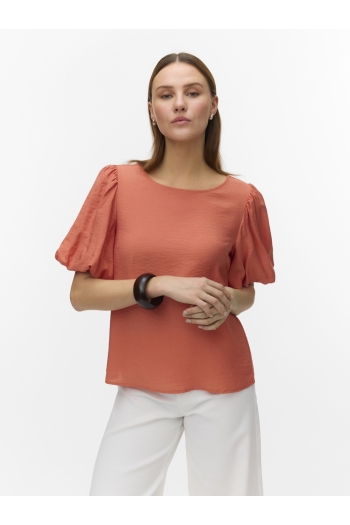 Vero Moda VMNELLIE SS BALLOON TOP WVN GA