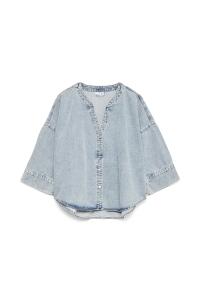 Vero Moda VMVALERIA 3/4 SLEEVE SHIRT NOOS light blue denim