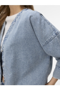 Vero Moda VMVALERIA 3/4 SLEEVE SHIRT NOOS light blue denim