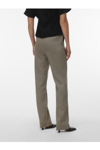 Vero Moda VMZAMIRA BESTIE MW STRAIGHT PANT NO: moon rock/melange