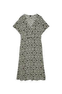 Vero Moda VMCMENNY SS 7/8 KAFTAN WVN GA CUR birch/camille