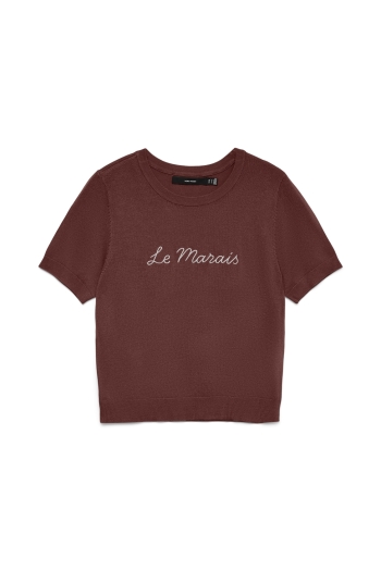 Vero Moda VMCARMELIA EMB 2/4 O-NECK PULLOVER