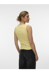 Vero Moda VMCHLOE SL DEEP V-NECK TOP JRS NOOS lemon meringue