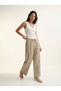 Vero Moda VMCHLOE SL DEEP V-NECK TOP JRS NOOS snow white