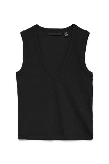 Vero Moda VMCHLOE SL DEEP V-NECK TOP JRS NOOS