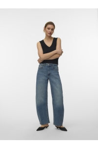 Vero Moda VMCHLOE SL DEEP V-NECK TOP JRS NOOS black