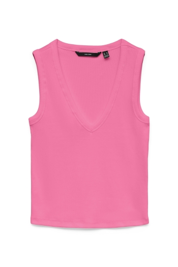 Vero Moda VMCHLOE SL DEEP V-NECK TOP JRS NOOS