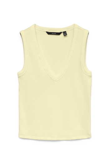 Vero Moda VMCHLOE SL DEEP V-NECK TOP JRS NOOS