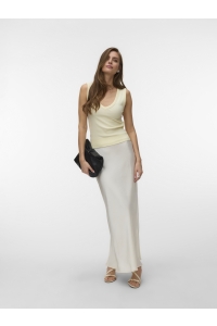 Vero Moda VMCHLOE SL DEEP V-NECK TOP JRS NOOS pear sorbet