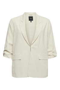 Vero Moda VMCSISSE 3/4 SL BLAZER CUR oatmeal/melange as offer sample