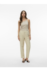 Vero Moda VMKIARA M/W PANTS WVN BTQ oatmeal/black