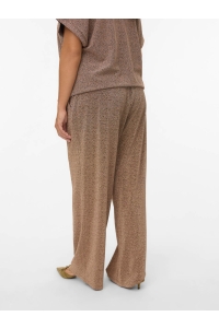 Vero Moda curve VMCHOXANNE M/W PANT JRS BTQ CUR gold colour/tigers eye lurex
