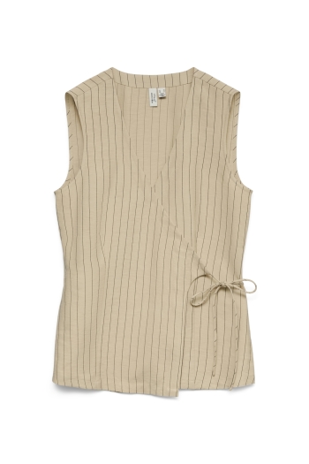 Vero Moda VMKIARA S/L WRAP TOP WVN BTQ