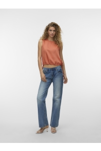 Vero Moda VMMIRA SL SHORT TOP WVN langoustino