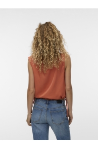 Vero Moda VMMIRA SL SHORT TOP WVN langoustino