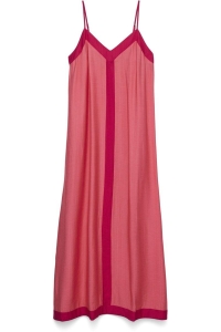 Vero Moda VMCDENISE ANKLE DRESS WVN BTQ CUR coral paradise/jazzy