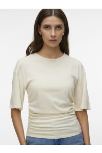 Vero Moda AWNAVARO 2/4 O-NECK TOP NOOS birch