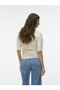 Vero Moda AWNAVARO 2/4 O-NECK TOP NOOS birch