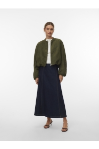 Vero Moda VMKATHY LS BOMBER WVN EXP olive night