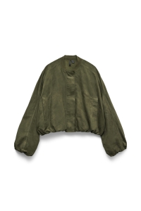 Vero Moda VMKATHY LS BOMBER WVN EXP olive night
