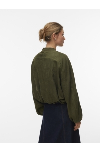 Vero Moda VMKATHY LS BOMBER WVN EXP olive night