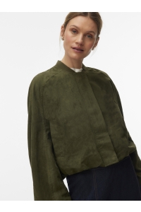 Vero Moda VMKATHY LS BOMBER WVN EXP olive night