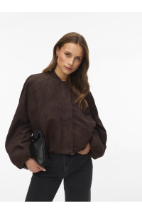 Vero Moda VMKATHY LS BOMBER WVN EXP chocolate torte