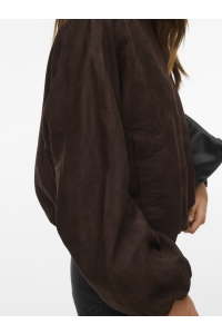 Vero Moda VMKATHY LS BOMBER WVN EXP chocolate torte
