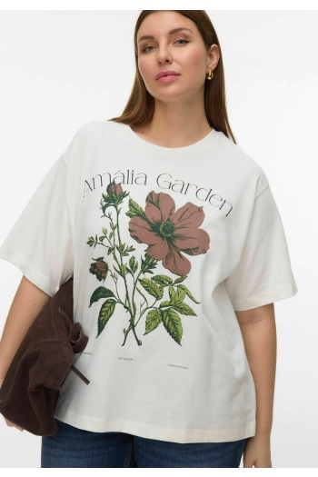 Vero Moda VMSAY LAURA SS OVERSIZED TEE JRS EX: