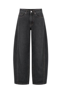 Vero Moda VMZOE MR BARREL DNM JEANS LI223 NOO: dark grey denim/rinse