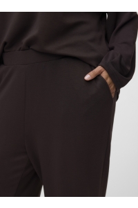 Vero Moda VMCHALI HW WIDE PANT JRS CUR chocolate torte