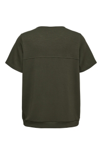 Vero Moda VMCHALI SS TOP JRS CUR forest night