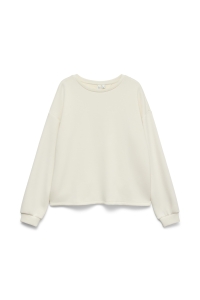Vero Moda VMLOCCA L/S LACE SWEATSHIRT JRS BTQ birch/birch lace