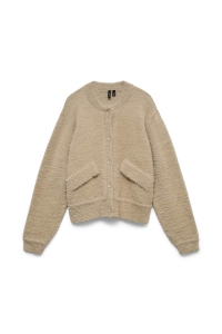 Vero Moda VMMAYSI LS KNIT BOMBER EXP sesame