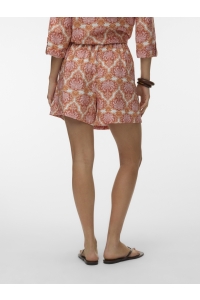Vero Moda VMEVELIJN HW SKORT EXP snow white/langoustino palm