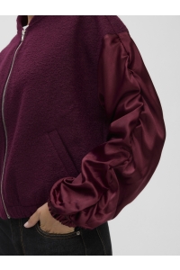 Vero Moda VMALICE GATHERING BOUCLE SATIN BOMB: fig