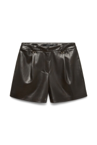 Vero Moda VMMADISON MW PL SHORTS WVN BTQ chocolate torte