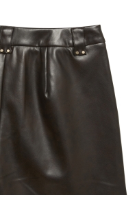 Vero Moda VMMADISON MW PL SHORTS WVN BTQ chocolate torte