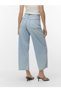 Vero Moda VMZELDA HR BARREL JEANS LI3185 light blue denim/li3185
