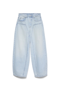 Vero Moda VMZELDA HR BARREL JEANS LI3185 light blue denim/li3185