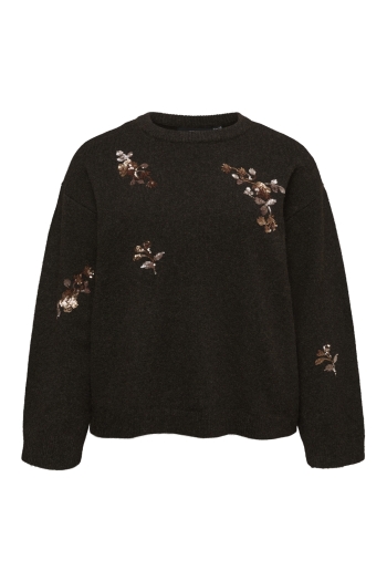 Vero Moda VMCAMELIA LS O-NECK SEQUINCE PULLOV: