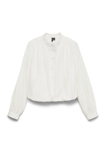 Vero Moda VMVIOLET LS BUBBLEHEM TOP WVN