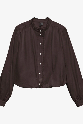 Vero Moda VMVIOLET LS BUBBLEHEM TOP WVN