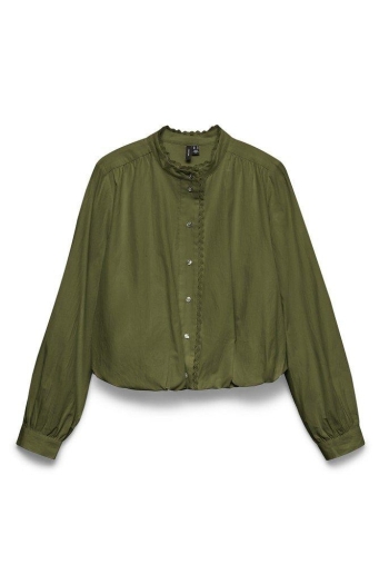 Vero Moda VMVIOLET LS BUBBLEHEM TOP WVN